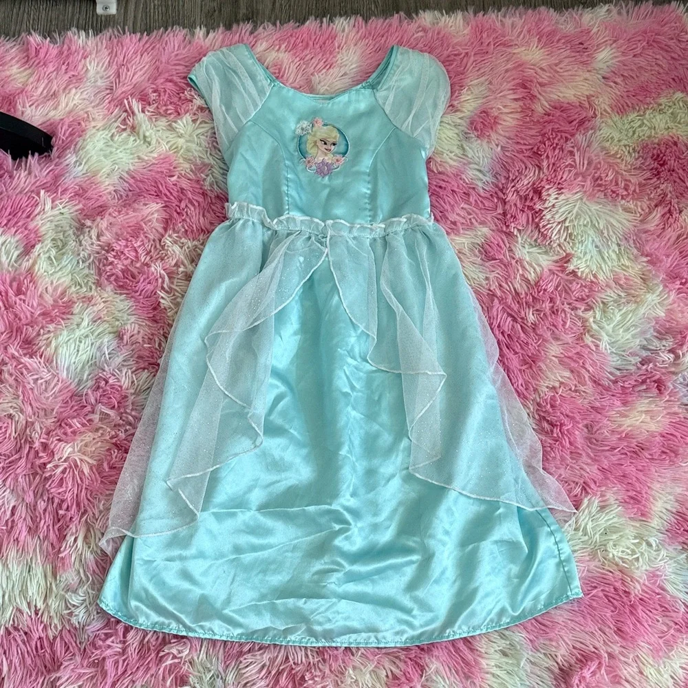 Disney Blue and White Kids Costume Dress
